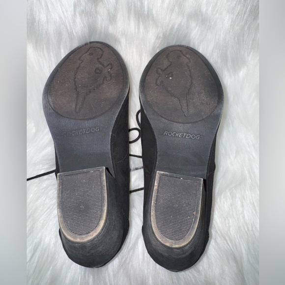 Rocket Dog Black Chukka Boots Suede Lace-Up - Picture 7 of 8